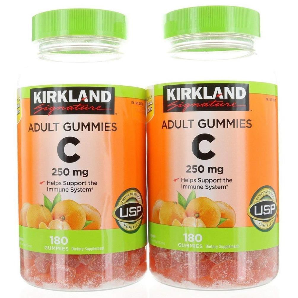 Kẹo dẻo vitamin c 250mg kirkland 180 viên