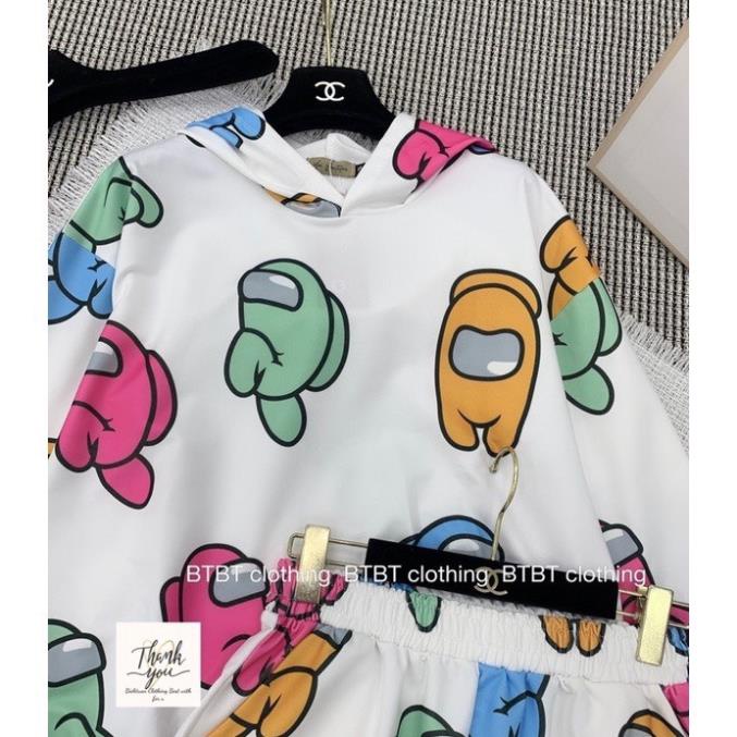 [ 𝐅𝐑𝐄𝐄 𝐒𝐇𝐈𝐏 ] BỘ HOẠT HÌNH MŨ SIÊU CUTE ĐỒ BỘ NỮ DÀI TAY