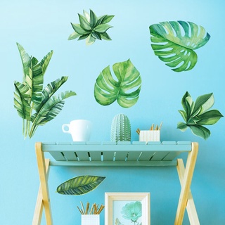 DECAL DÁN TƯỜNG LÁ XANH 5