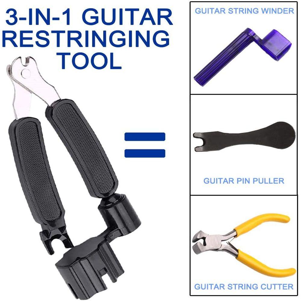 Dụng Cụ Kéo Dây Đàn Guitar 3 Trong 1 Đa Năng