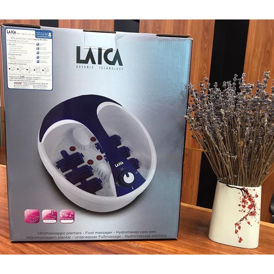 Bồn ngâm chân massage Laica PC1018 - 3 chế độ