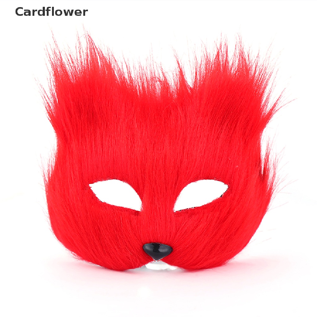 Mặt nạ cáo phối lông thiết kế dễ thương