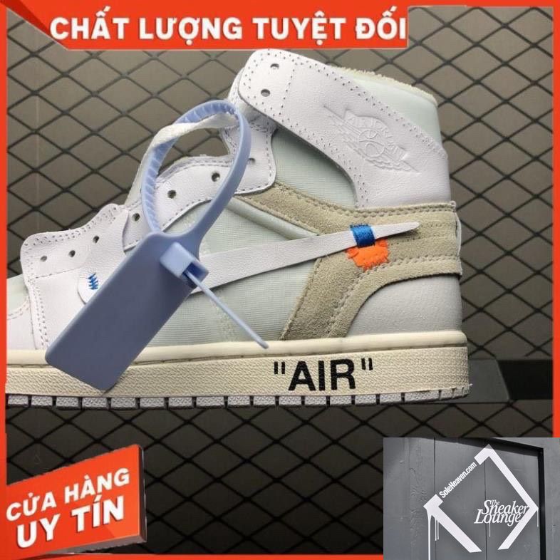 [MIỄN PHÍ SHIP] Giày thể thao AIR JORDAN 1 OFF WHITE Trắng WHITE Retro High Full | BigBuy360 - bigbuy360.vn