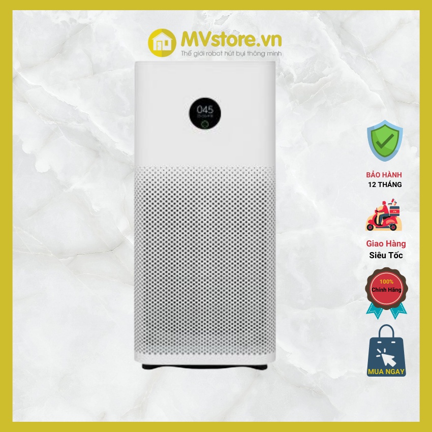 Máy lọc không khí Xiaomi Mi Air Purifier 4Lite, 3H lọc ba cấp, diệt khuẩn khử mùi - Chính hãng BH 12 tháng