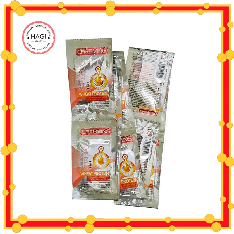 10 GÓI DẦU GỘI KANAC CHARMING 7ML