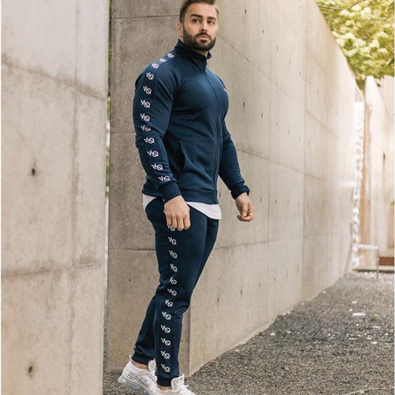 Áo Khoác cotton Thể Thao Phối Khóa Kéo Thời Trang Cho Nam