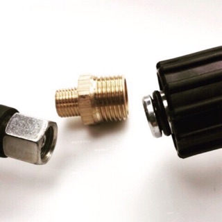 Khớp nối dây , kép nôus bằng đồng nối dây ren ngoài đầu to 21 với đầu nhỏ 13mm