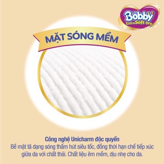 Tã dán Bobby Extra Soft Dry size S - 74 miếng