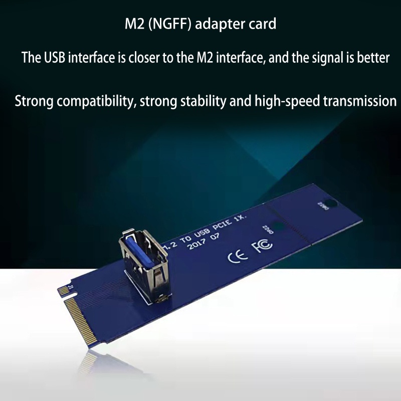 Card Chuyển Đổi PCI-E 1x Sang 16x Bitcoin Lite Từ M 2 Sang USB 3 0 M2 Cho M