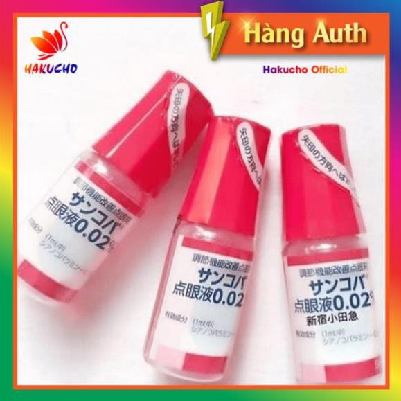 [Nội Địa Nhật] Thuốc nhỏ mắt Sancoba 0.02% 5ml Nhật Bản - Phục hồi giác mạc bị tổn thương