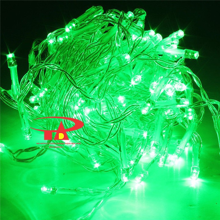 Combo 10 Dây Đèn Led Noel 5M Màu Xanh Lá - Đèn Led Trang Trí Giáng Sinh 5M