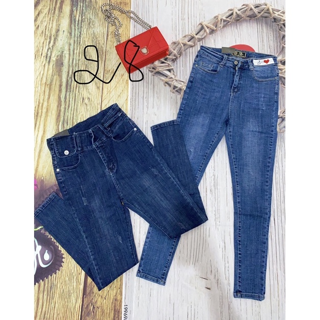 Quần Jean nữ lưng cao,quần jean nữ kiểu co giãn hàng Quảng Châu L1, sang chảnh | BigBuy360 - bigbuy360.vn