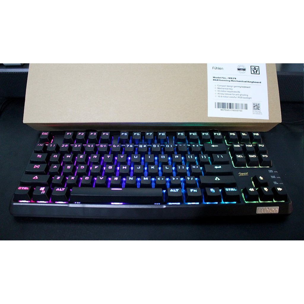 Phím cơ Fuhlen M87S RGB new | WebRaoVat - webraovat.net.vn