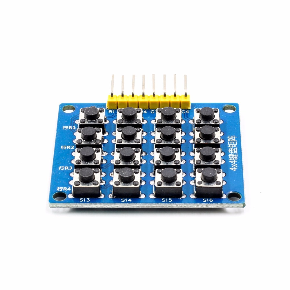 8pin 4x4 4*4 Matrix 16 Keys Button Keypad Keyboard Breadboard Module Mcu for arduino Diy Kit | WebRaoVat - webraovat.net.vn