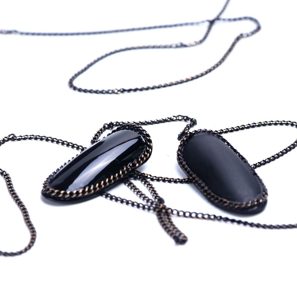 [Hàng mới về] Dây xích khóa kéo 1m 3D trang trí móng tay DIY