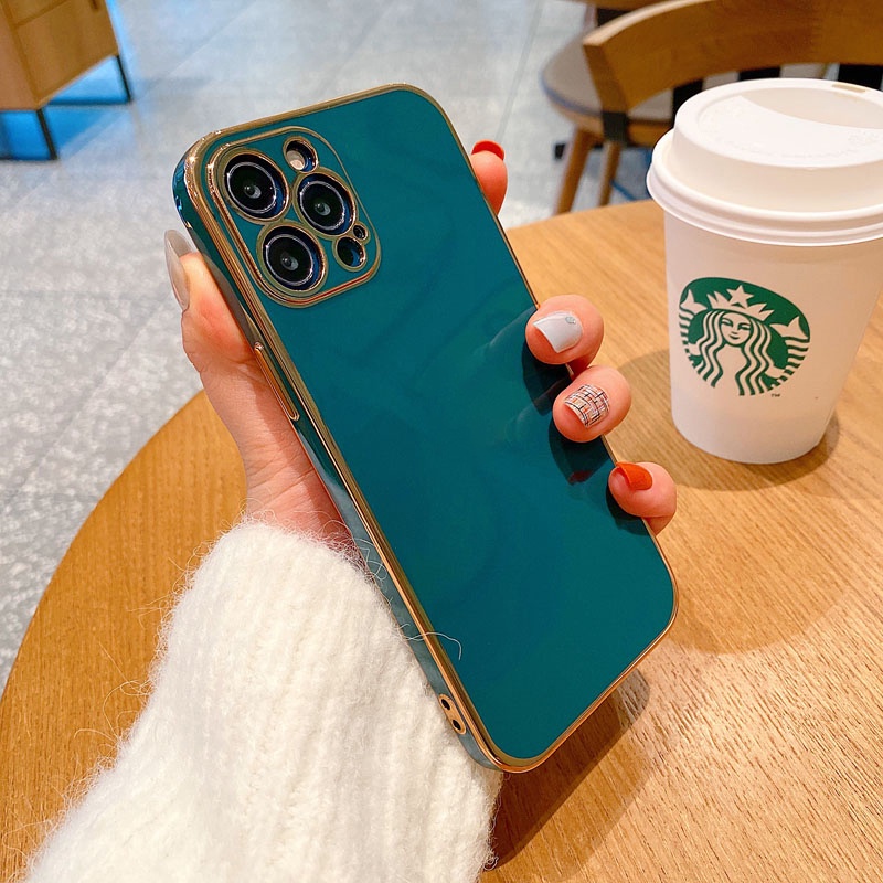 Ốp lưng iphone logo táo viền vuông 6/6plus/6s/6splus/7/7plus/8/8plus/x/xr/xs/11/12/pro/max/plus/promax - Awifi C2-4