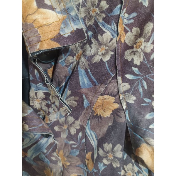 Áo khoác bò phối hoa văn hàng si tuyển