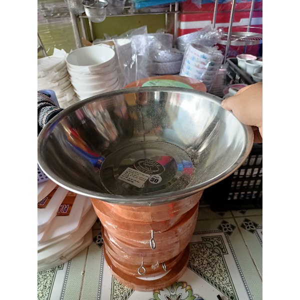 Thau inox kim mã đk 30cm