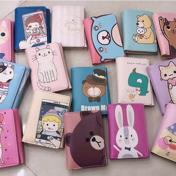 Ví nữ gập siêu xinh Da