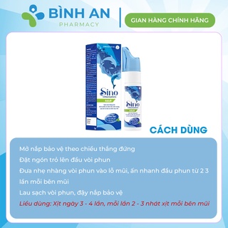 Xịt Mũi Nano Bạc Sino (Nguyên Liệu Nano Bạc Nhập Khẩu Châu Âu)