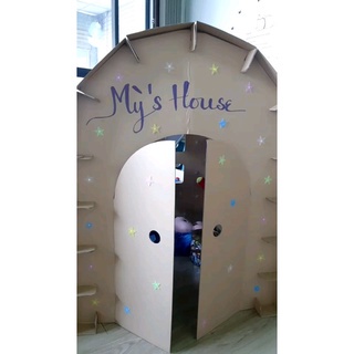 NHÀ GIẤY - NHÀ BẰNG BÌA CARTON - MÓN QUÀ TUYỆT VỜI CHO TUỔI THƠ CỦA BÉ YÊU