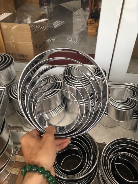Khuôn Ring Tròn inox 304 10cm*6cm