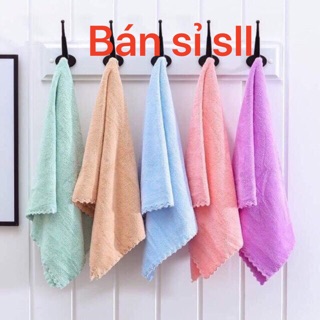 Sét 10 khăn lau mặt hàn quốc mềm mại khan long cuu cao cap