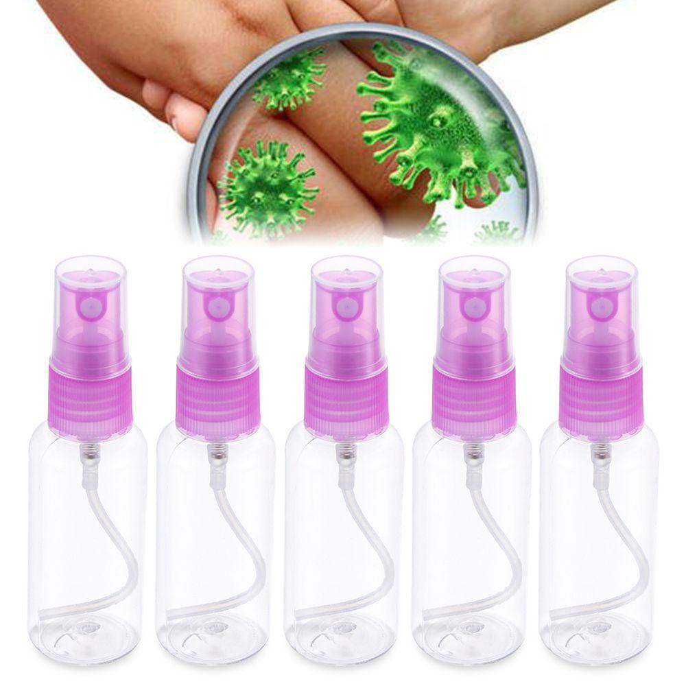 CLEVER Set 5 Chai Xịt Rỗng Trong Suốt Du Lịch Tiện Lợi (Màu Sắc Ngẫu Nhiên)