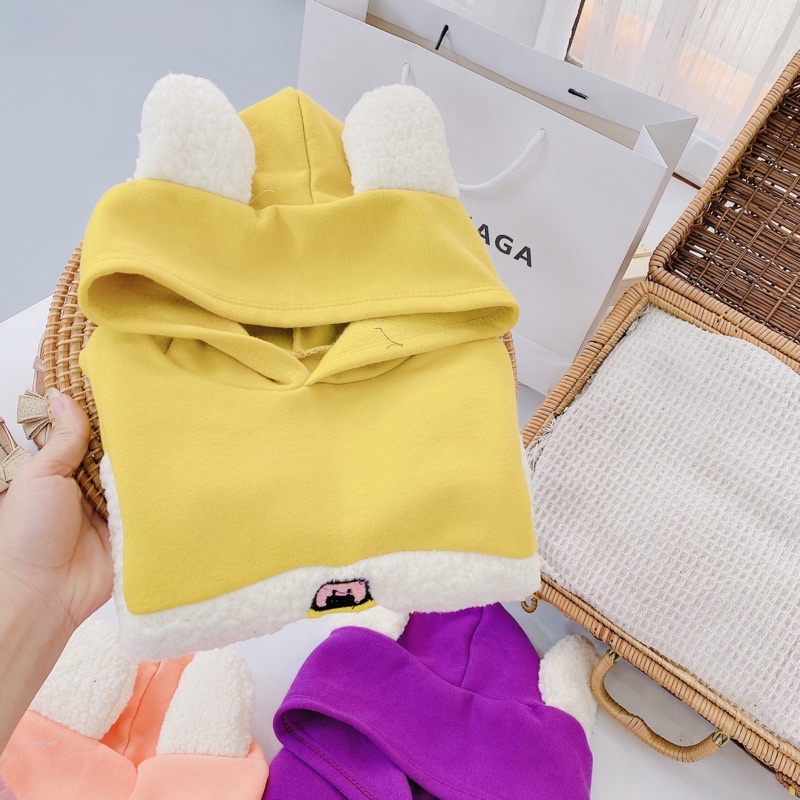 Bộ NỈ PHỐI CỪU gà cho bé mã 48060