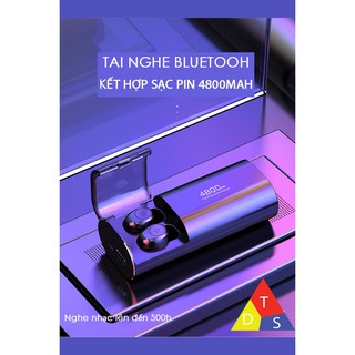 [[[HOT HOT ]} Tai nghe Bluetooth 5.0 S11 TWS Kiêm Sạc Dự Phòng 4800mAh - Chống nước IPX5 - {BẢO HÀNH ĐỔI MỚI}