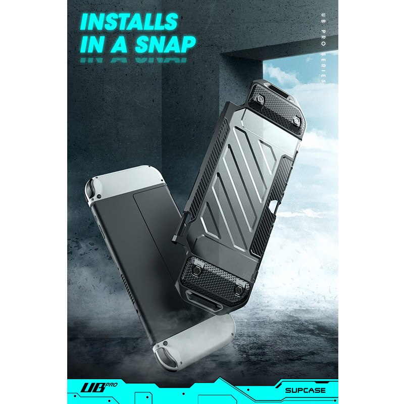 Vỏ bảo vệ tay cầm chơi game SUPCASE UB Pro mặt cứng cho Nintendo Switch OLED Model 2021