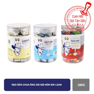 Kẹo sữa chua ông già đội nón đài loan Milk Candy 288g