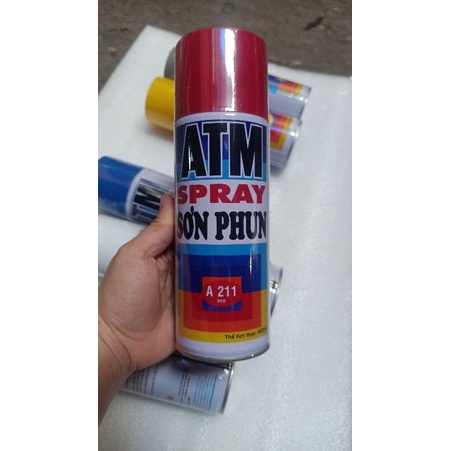 SƠN PHUN ATM SPRAY ,SƠN XỊT CHAI  CẦM TAY HÀNG CHUẨN