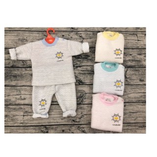 [ ĐỒ MÙA ĐÔNG ] 1 bộ quần áo nỉ gile bông xốp cho bé trai bé gái từ 0 đến 15 tháng tuổi