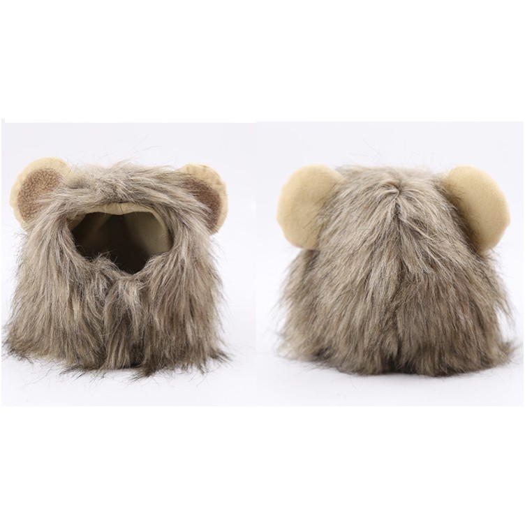 Nón cho chó mèo bờm sư tử cosplay, mũ đội thời trang cho thú cưng Con Mèo Xiêm