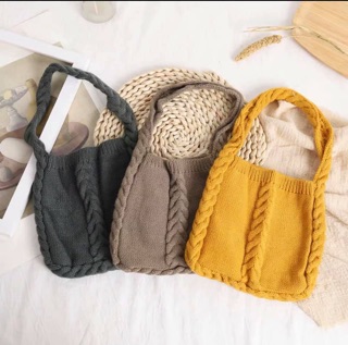Túi len vặn thừng cho bé