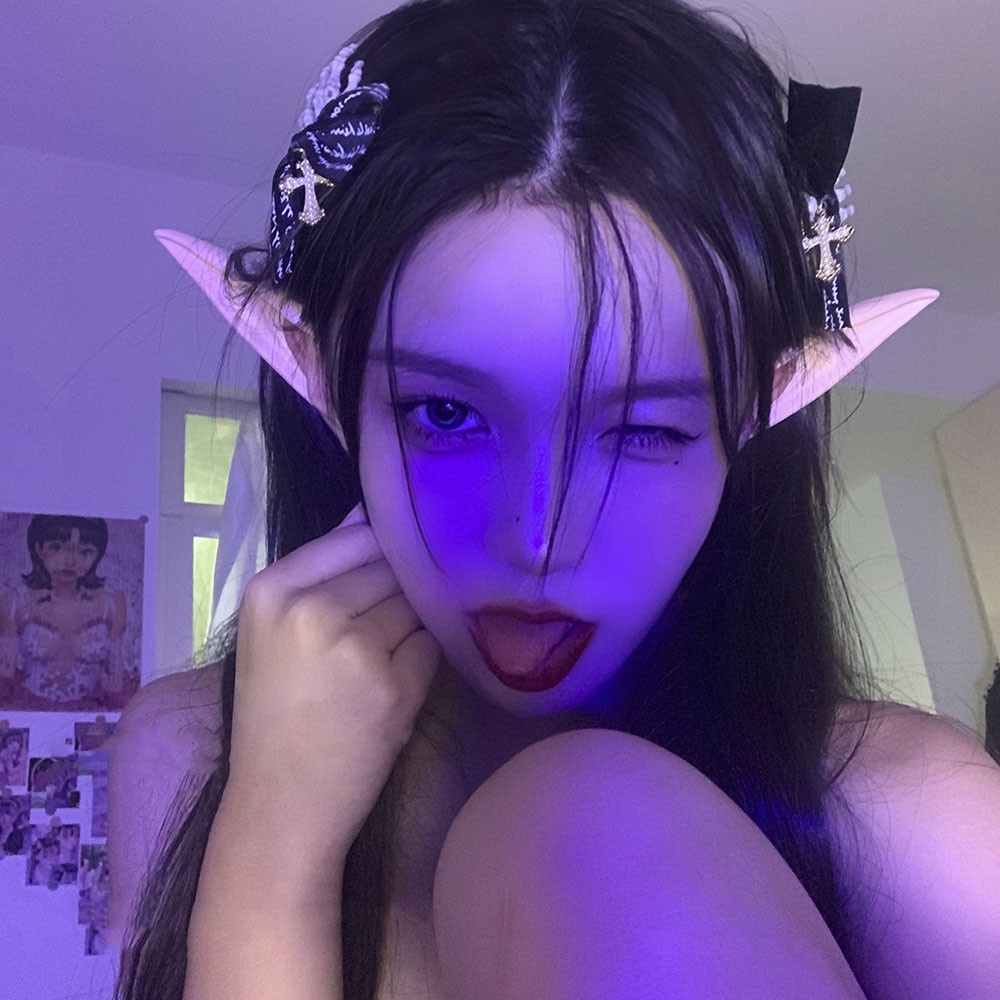 1 Cặp Tai Yêu Tinh Giả Hóa Trang Halloween Cho Bé Aotuo3