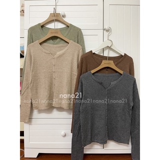Áo cardigan len lông thỏ chất đẹp