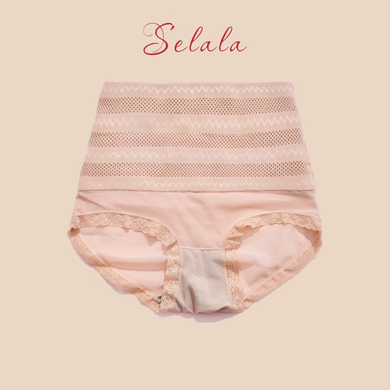 Quần Gen Bụng Selala Cao Su Non Co Giãn Đa Chiều Thoáng Khí Đáy Lót Cotton Kháng Khuẩn QG11