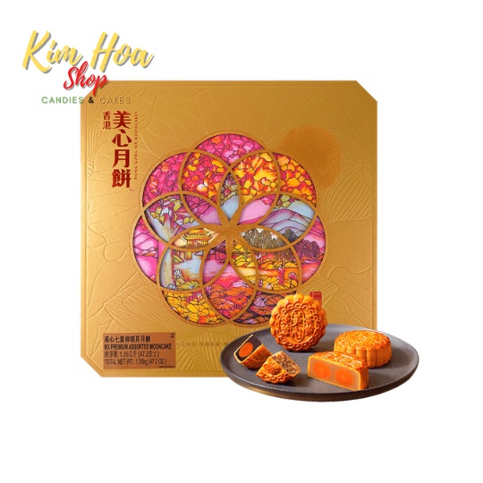 Bánh trung thu Thất Tinh Đoàn Tụ Nguyệt MX Premium Asorted Mooncake 1350g - MADE IN CHINA