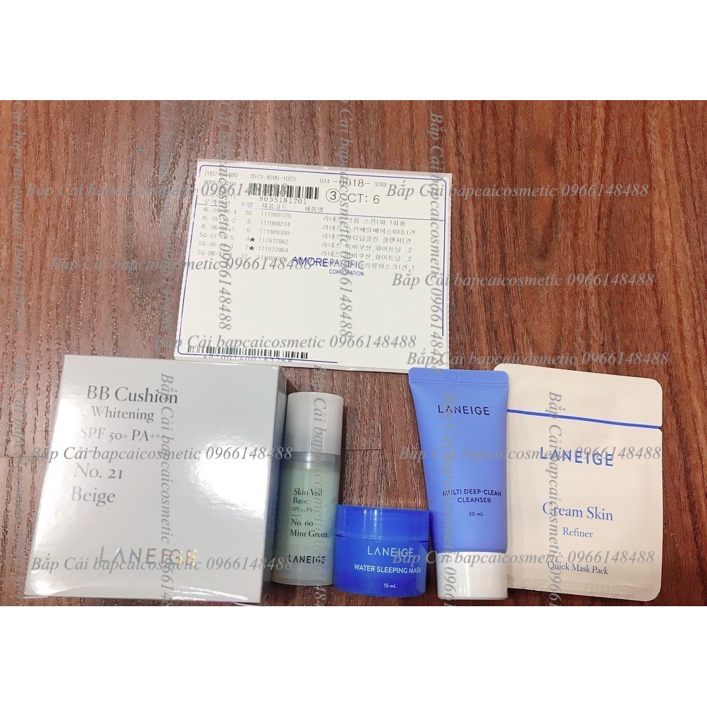 MBC Sét Phấn Nước LN Dưỡng Trắng BB Cushion Whitening SPF50+ PA+++ | BigBuy360 - bigbuy360.vn