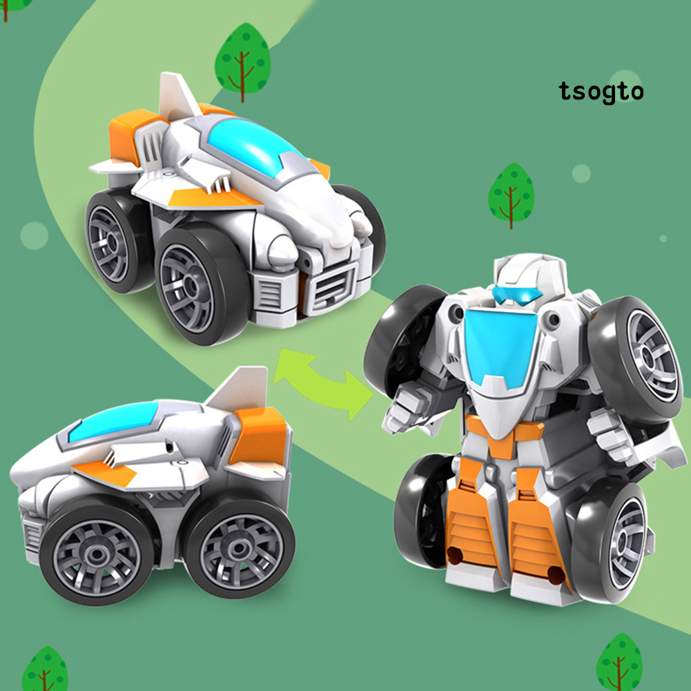 Đồ chơi mô hình xe hơi biến hình rô bốt thú vị dành cho bé