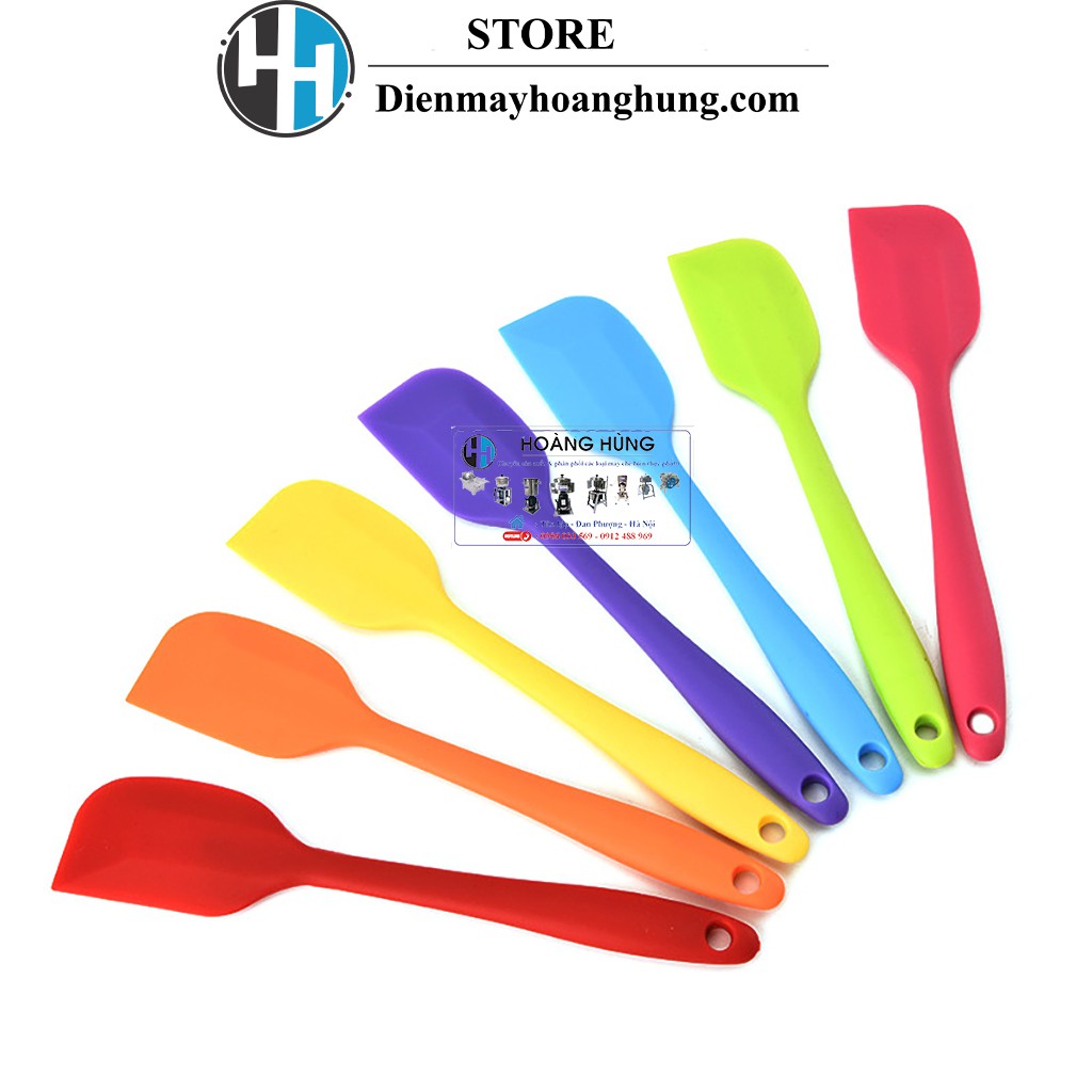 [Rẻ vô địch] Dụng cụ làm bánh chuyên nghiệp: Spatula phới trộn bột, phới dẹt silicon, dùng lật thức ăn