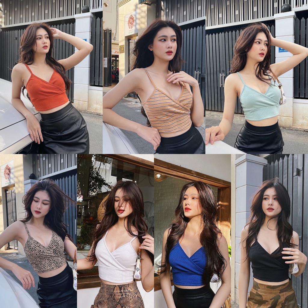 Áo hai dây chéo ngực ( NEW IN )