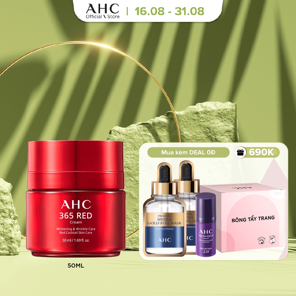 Kem Dưỡng Chống Lão Hoá AHC 365 Red Cream 50ml