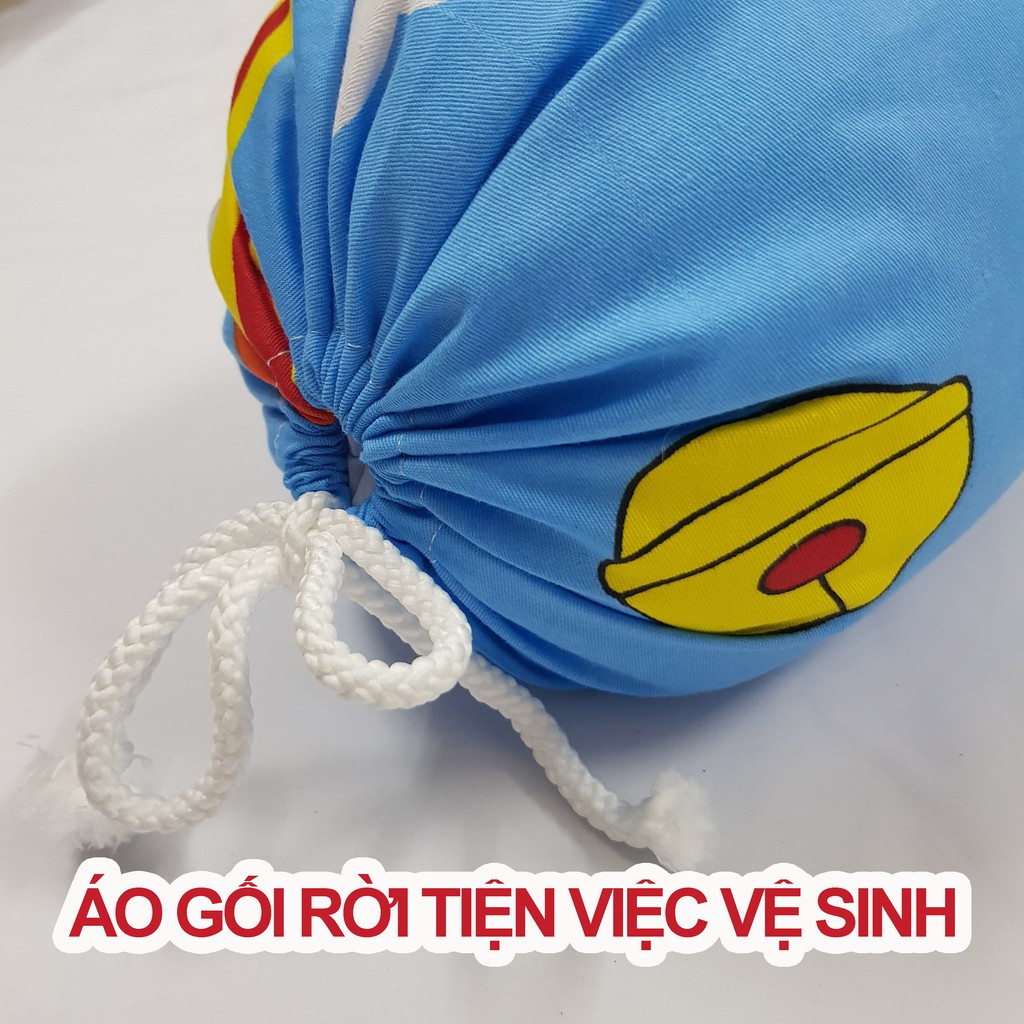 Bộ 2 Gối Ôm Trẻ Em Dài 58cm. Bộ Gối Gòn Gối Ôm Trẻ Em Size Lớn