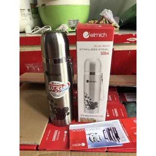 Bình giữ nhiệt elmich 500ml giữ nóng lạnh, model: 5458