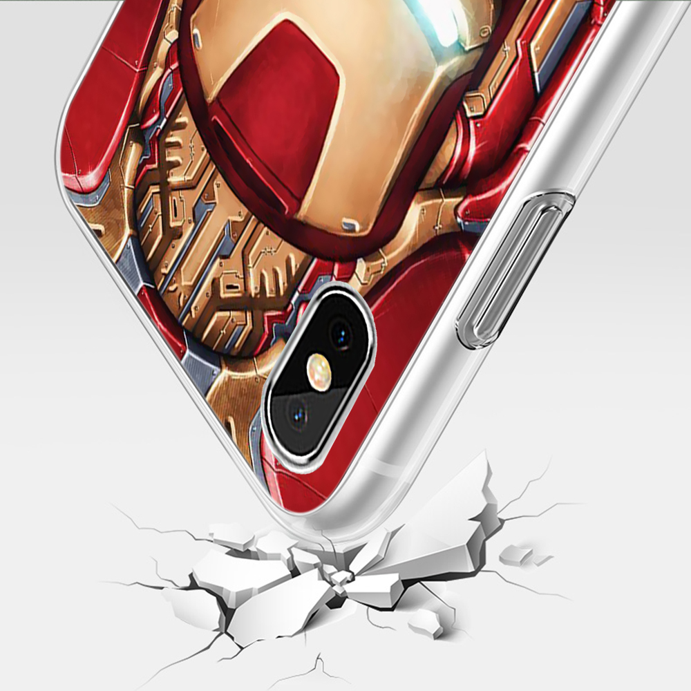 Ốp lưng họa tiết Iron Man cho iPhone 5 5S SE 2020 6 6S 7 8 Plus X