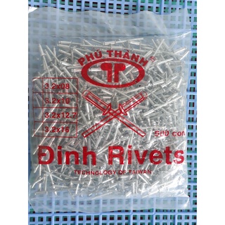 Đinh rút rivet phú thành 3x10, 3.2x12.7, 4 x 10, 4x12.7