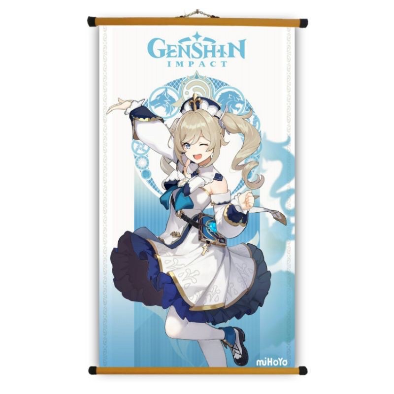 Poster Vải Game Genshin Impact